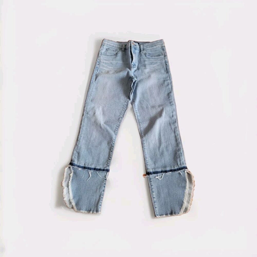 J BRAND Ruby High Waist Crop Cigarette Jeans in Patriot 28
